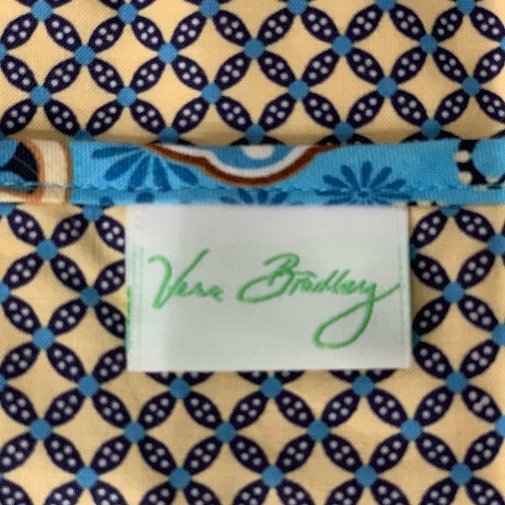 Vera Bradley Iconic Tote in Floral Blue